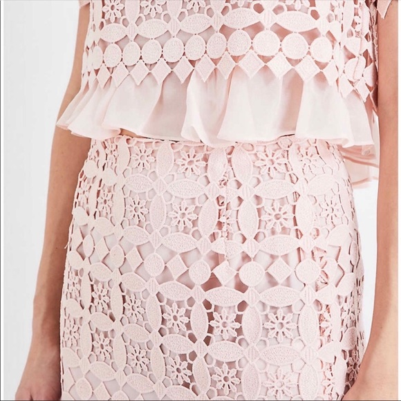 Sandro Pink Floral Top and Skirt Set - Picture 4 of 6